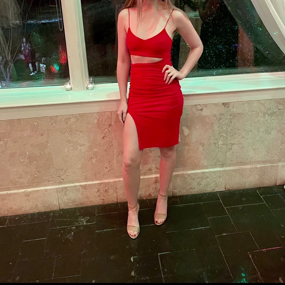 Red Lulus Cocktail Dress